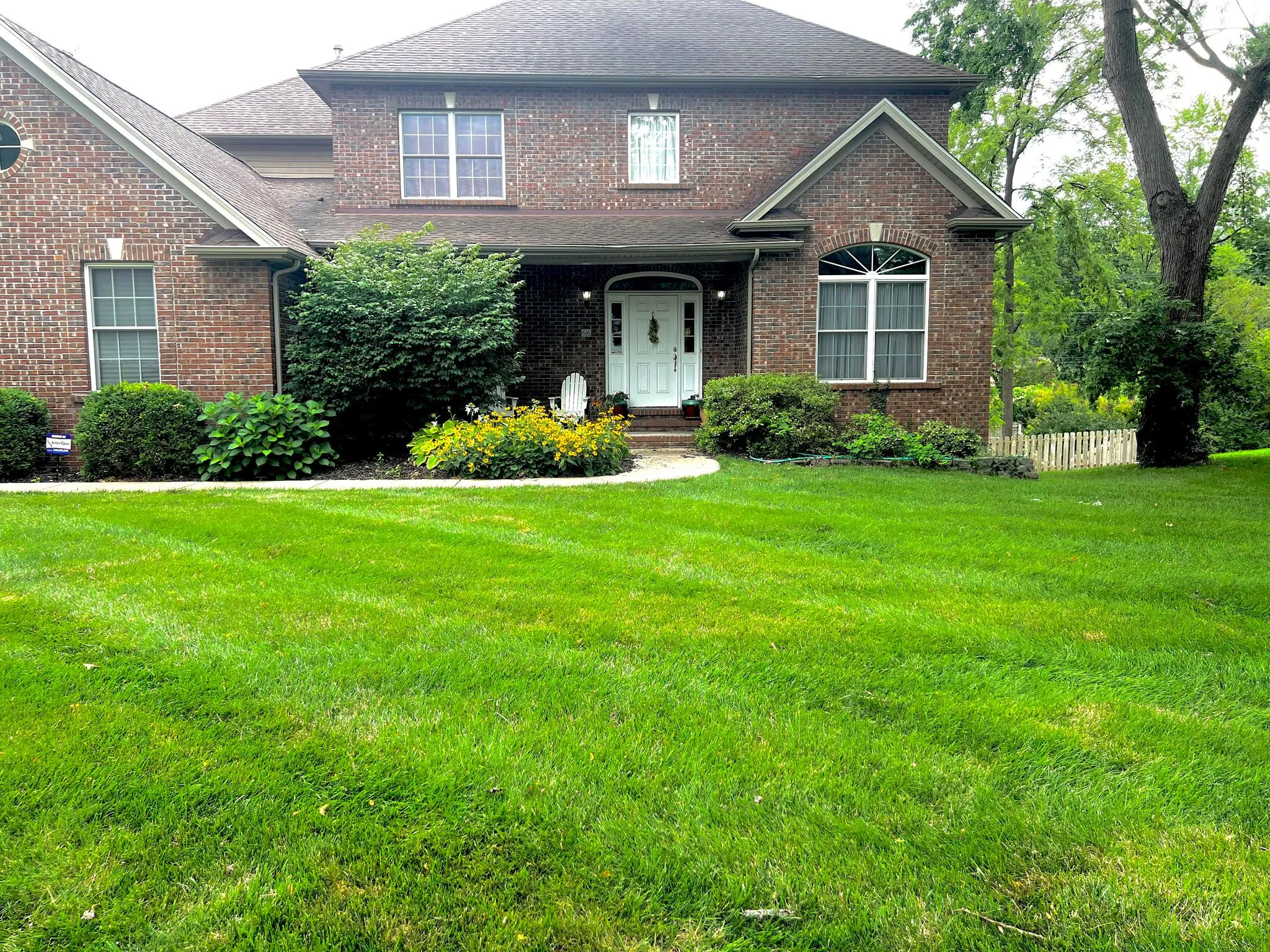Finished outdoor maintenance project